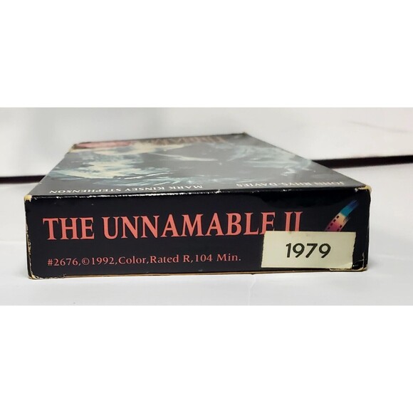 The Unnamable II VHS Horror H.P. Lovecraft John Rhys-Davies Prism Not tested - Picture 9 of 15